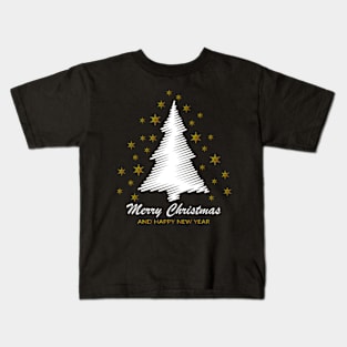 Joyful Festivities - Merry Christmas and Happy New Year Celebration Kids T-Shirt